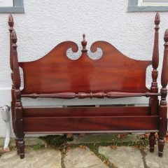 Marvelous Mahogany Double Bed c1940