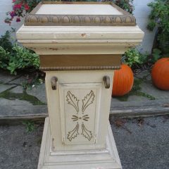 Unique and Versatile Antique Square Pedestal / Stand/Podium