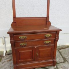 Eastlake Style Washstand c1890 with Towel Bar