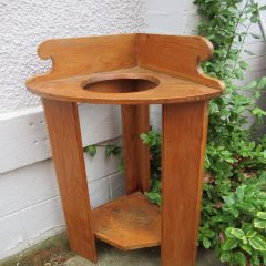 Antique Pine Corner Stand c 1880