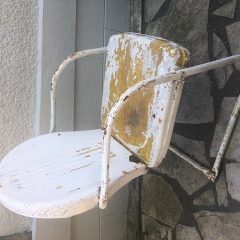Vintage Outdoor Metal Chair c1950